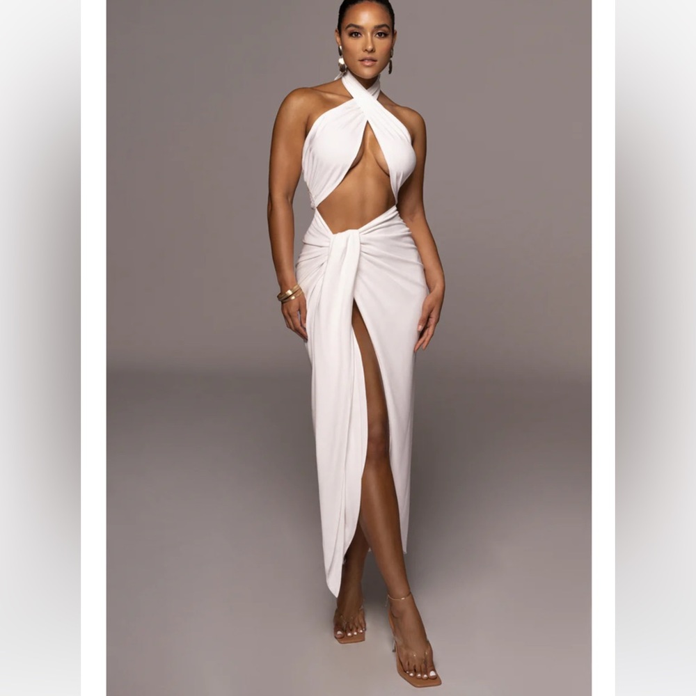 JLUXLABEL White Sahara Dress NWT